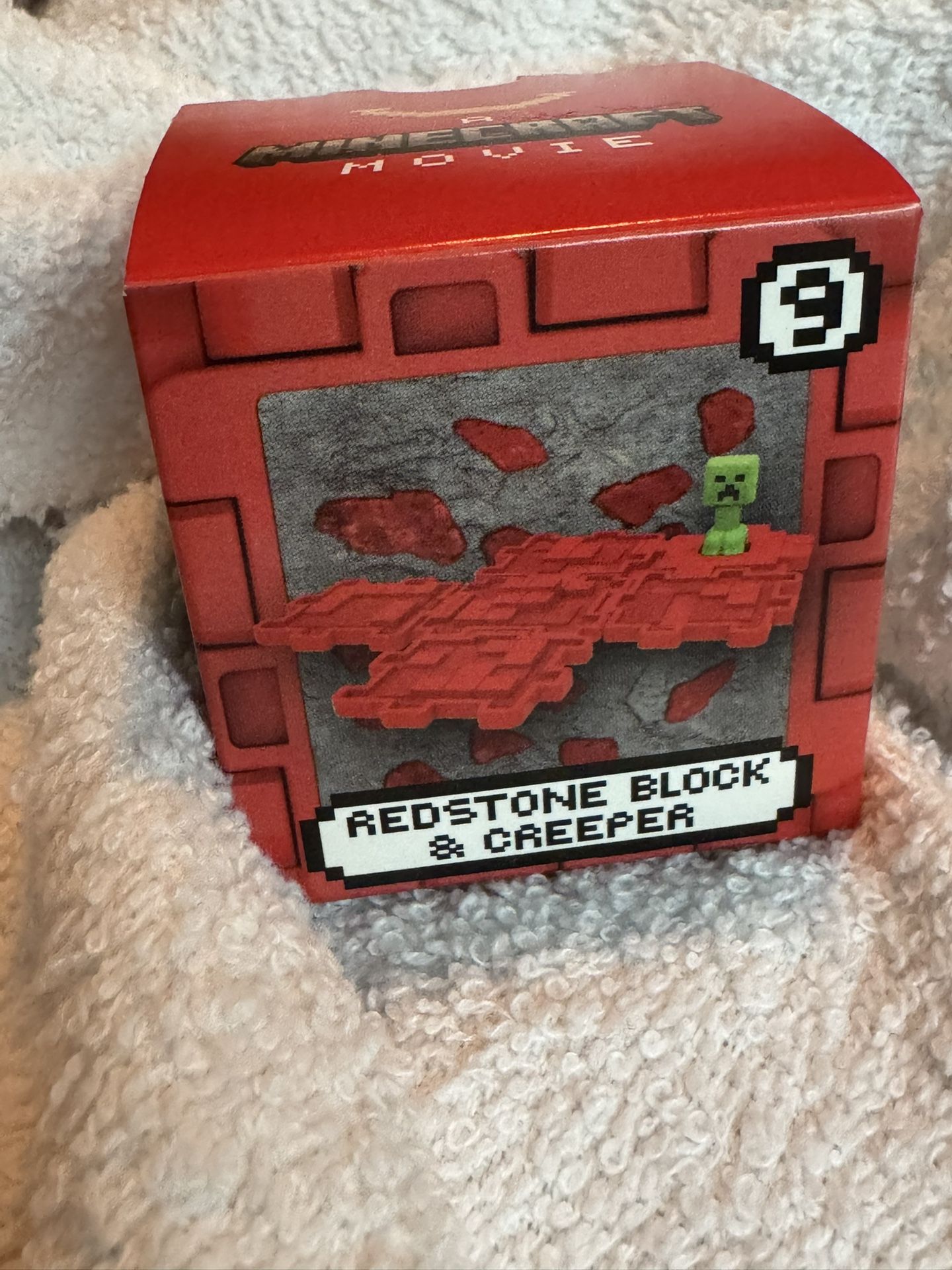 Minecraft Happy Meal Toy (Red stone Block And Creeper