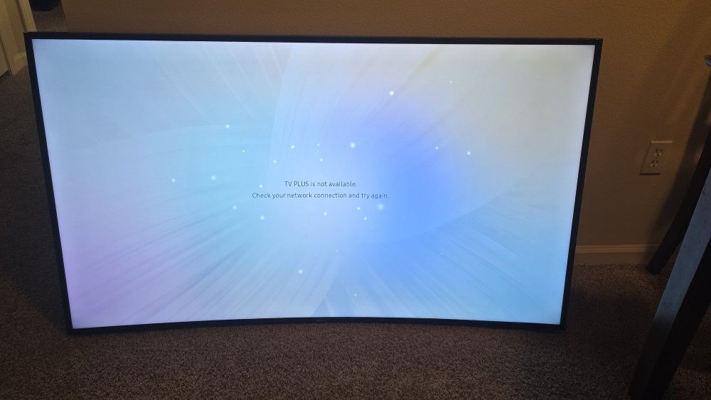 65-in Curved Samsung TV