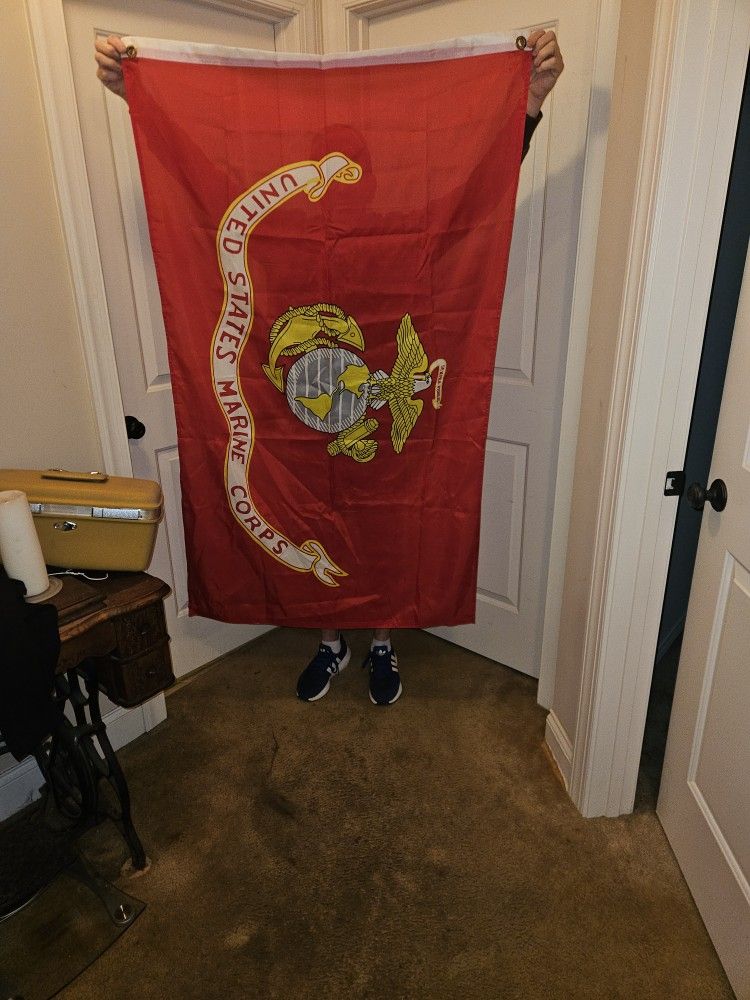 UNITED STATES MARINE CORP FLAG