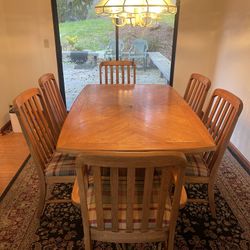 Solid Oak Furniture Set