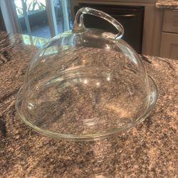 Glass Dome Cake Plate