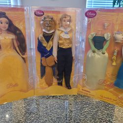 Beauty & The Beast Doll Set