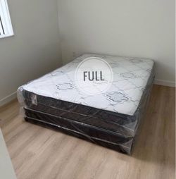 9” Full Hybrid Mattress Set