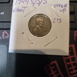 1944 s ovee s over s mint mark wheat Cent