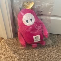 Pink Fall Guys Plush 