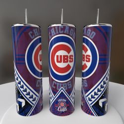 Chicago Cubs Baseball Tumbler