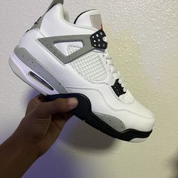 JORDAN 4 WHITE CEMENTS