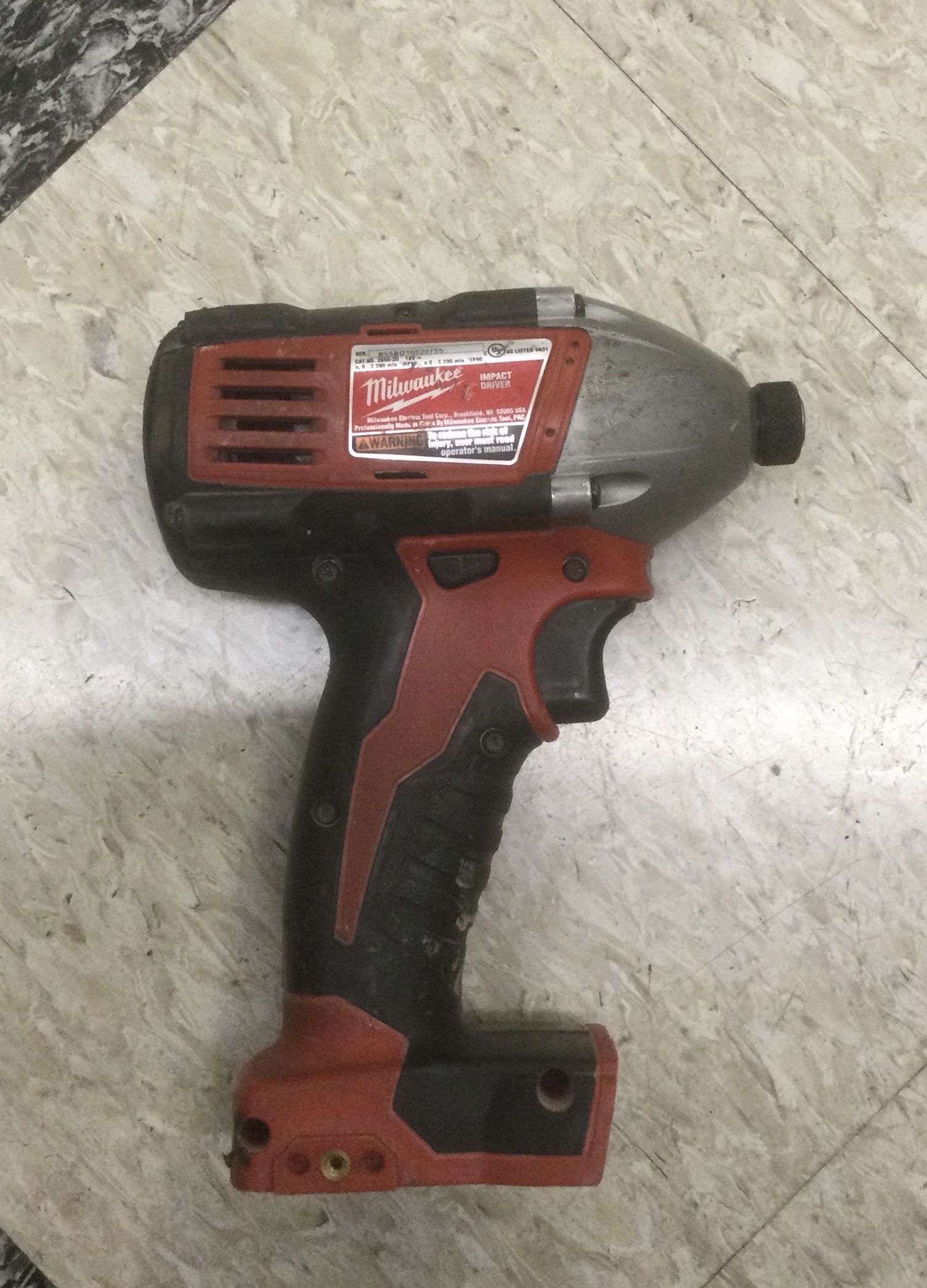 Milwaukee M18 Cordless Impact Driver 18V Lithium TOOL ONLY