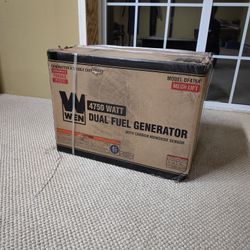 BRAND NEW - WEN DF475X 4750-Watt Dual Fuel Generator
