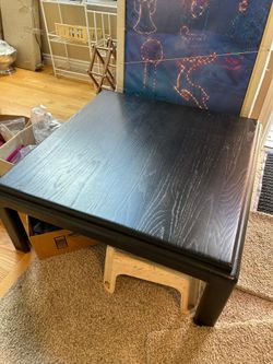 Square Black Coffee Table