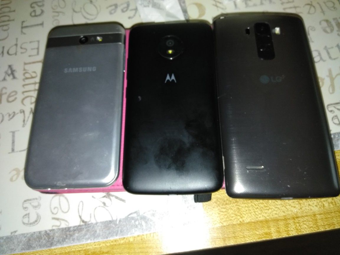 Teléfonos en venta para Boost movil LG, Motorola, samsung