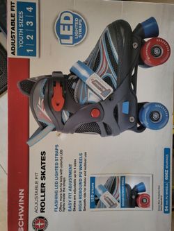Roller Skates Schwinn Adjustable Fits Sizes 1-2-3-4Challenge