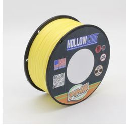FINS Hollow Core Braided Fishing Line - USA Made, Spliceable Braid for Bluewater Angling, Superior Knotless Leader Transition - 16-Strand for Increase