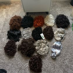 Wigs for Halloween! $10 each