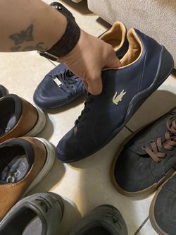 Blue LACOSTE MEN SHOE