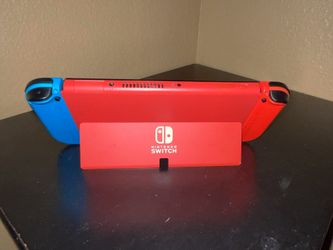 nintendo switch oled RED and new joycons