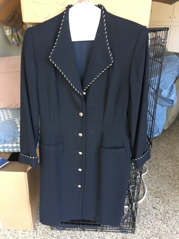 Kasper black 10p woman suit