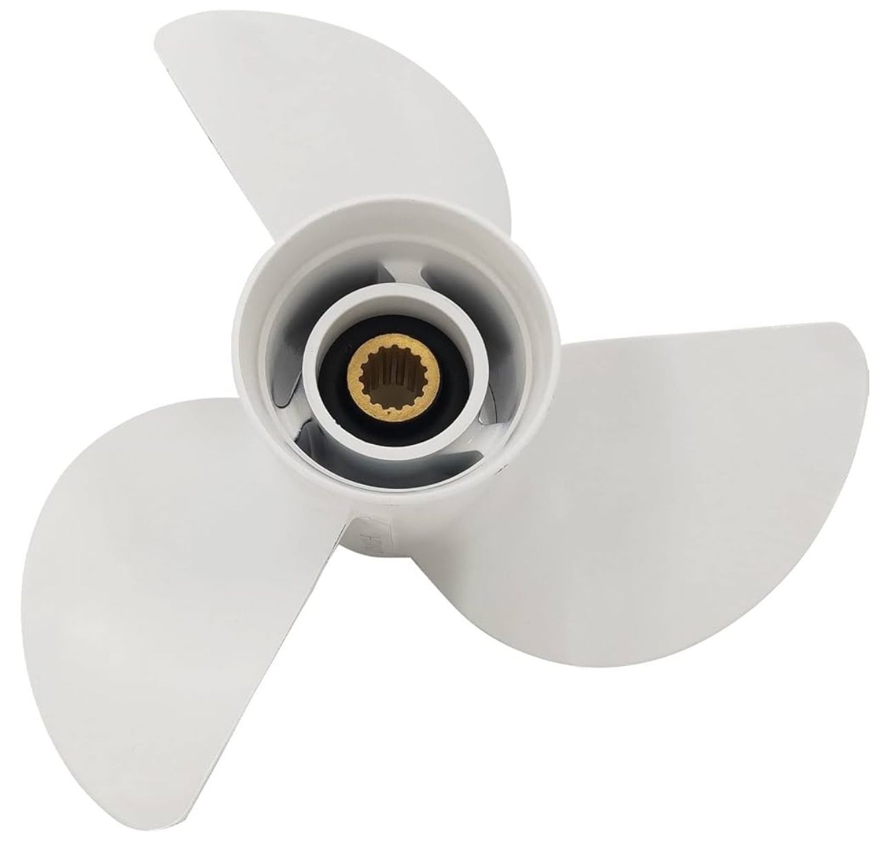 13 5/8x13-K Boat Moto Aluminum Propeller - for Yamaha Outboard Engines 50HP 60HP 70HP 80HP 90HP 100HP 110HP 120HP 130HP
