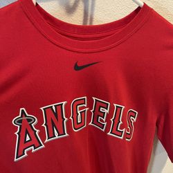 Mens/Boys Nike ANGELS Baseball Dri-Fit Shirt - Size Small : New Without Tags