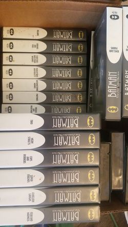 Batman 26 vhs, Batman and Robin 9 vhs