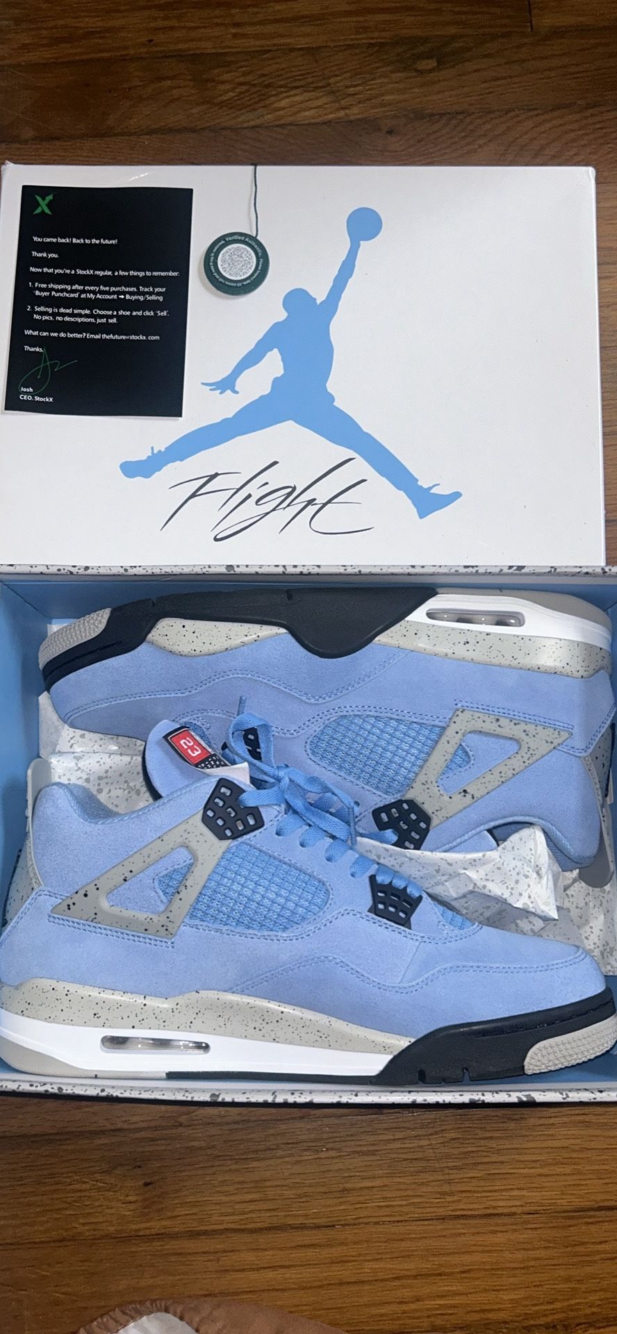 Jordan 4s UNC