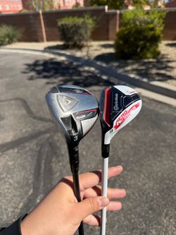 Callaway RAZR 3 Wood & TaylorMade AeroBurner 3 Hybrid