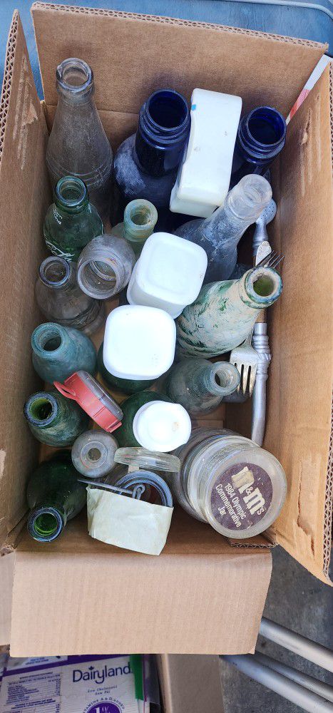 Antique Bottles And Insulator Collection 