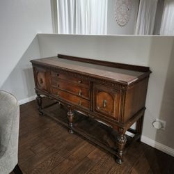 Antique Sideboard Table 