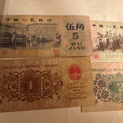 1962  Republican Of China Pack for 1,2,5 Fen Or Joao