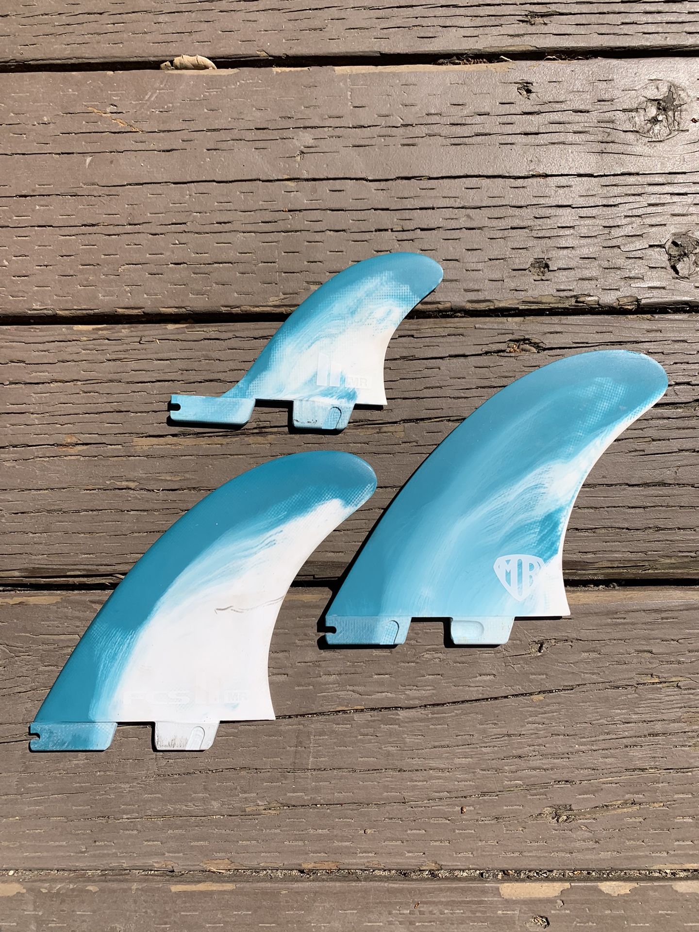 FCS II MARK RICHARDS TWIN + STABILISER FINS 