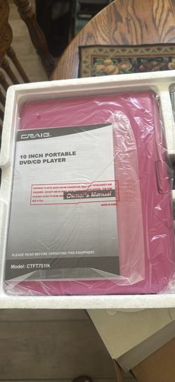 Brand New Craig portable CD/ DVD Player