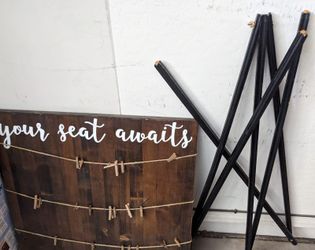Wedding & Events Seating Charts and other Decor