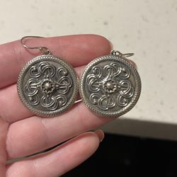 Celtic Knot Sterling Silver Earrings 