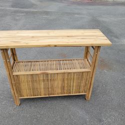         Bamboo Fancy    Console   Table 