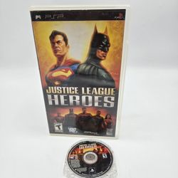 Justice League Heroes (Sony PSP, 2006) No Manual NTSC 
