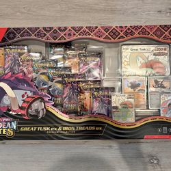 Great Tusk Iron Treads Pokemon Box