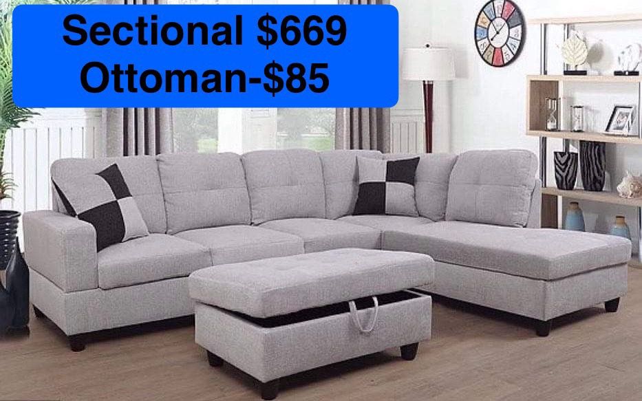 💫FREE DELIVERY💫Brand New Sectional Sofa Couch