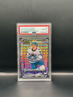 2024 Macklin Celebrini Rookie Platinum Mosaic PSA 10