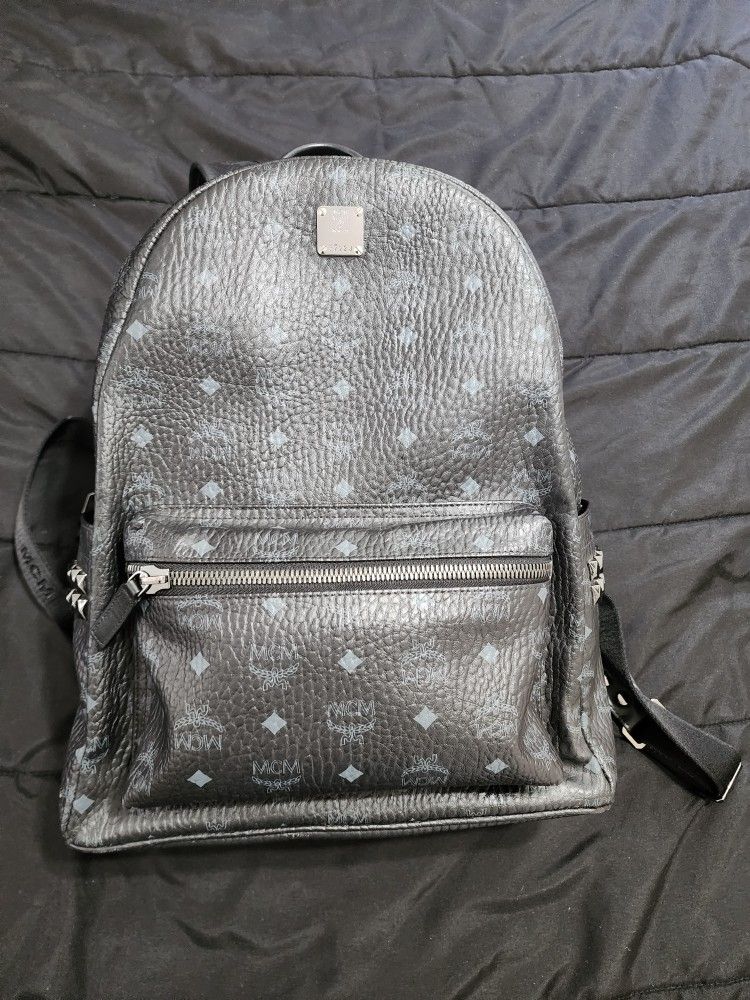 MCM Visetos Side Studded Bag Pack
