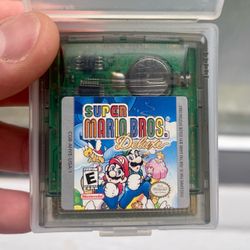 Super Mario Bros Deluxe Nintendo Game Boy Color GBC Authentic Tested USA