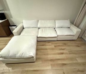 Modular White Cloud Couch