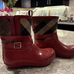 Burberry Kids Rain Boots 