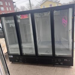 Glass Door Refrigerator 4 Doors 