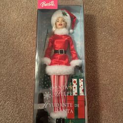 New Vintage Christmas Holiday Santa Barbie Doll Y2K 