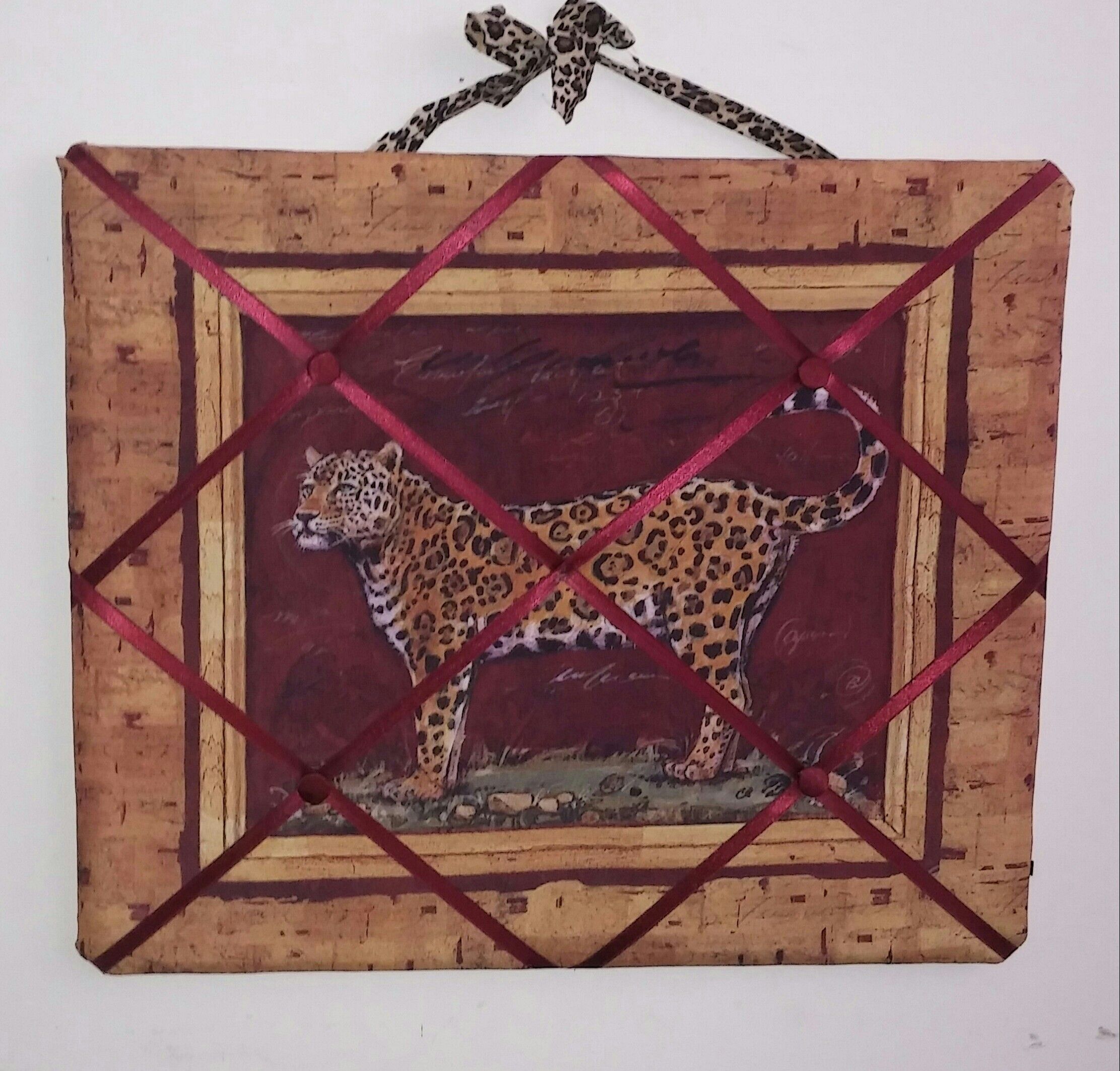 Leopard - Fabric on Board