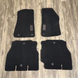 2018-2022 Jeep Wrangler JL Carpet Black Floor Mats OEM 6BR85TX7AB