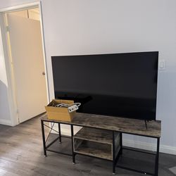 Wooden TV stand fit 55”