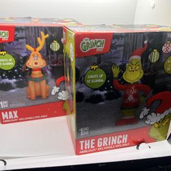 Grinch And Max Blow Ups