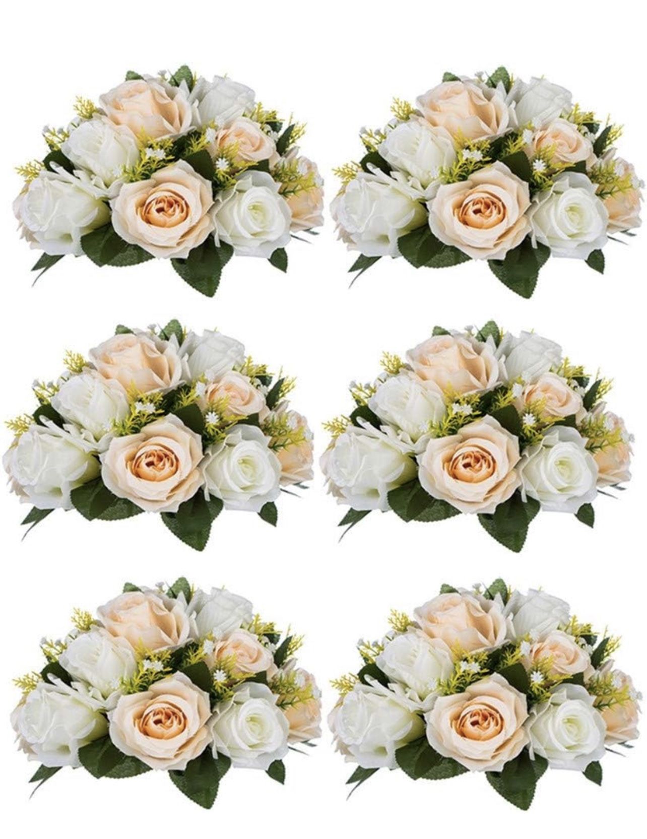 Artificial flower bouquet 💐 6 pieces
