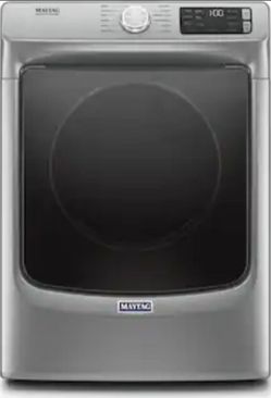Maytag 7.3-cu ft Stackable Vented Electric Dryer with Steam Cycle ( Metallic Slate ) Model #MED6630HC